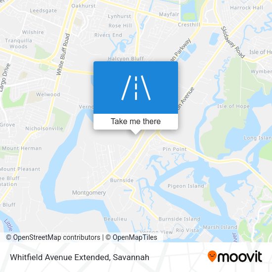 Whitfield Avenue Extended map