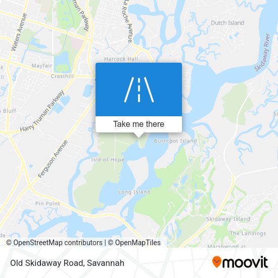 Mapa de Old Skidaway Road