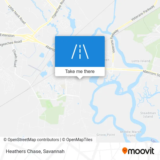 Heathers Chase map