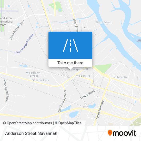 Mapa de Anderson Street