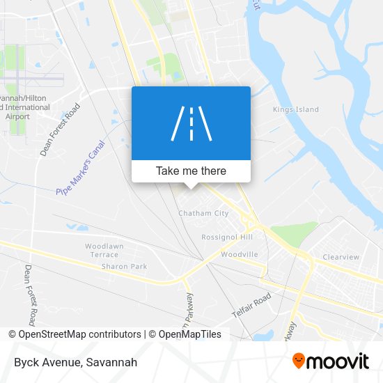 Byck Avenue map