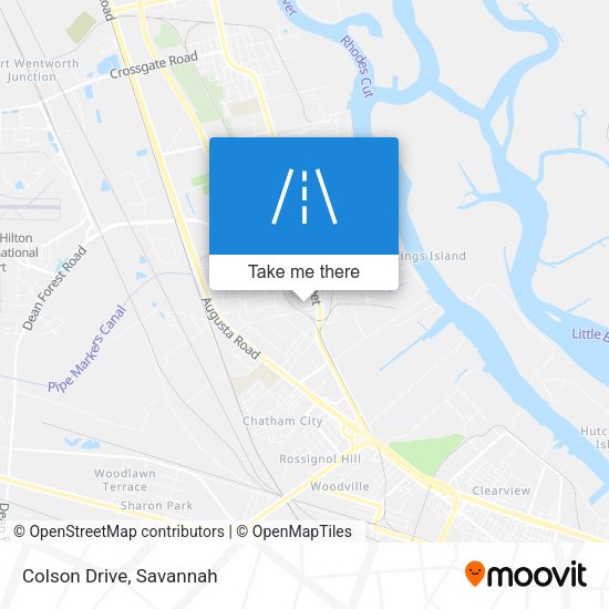 Mapa de Colson Drive