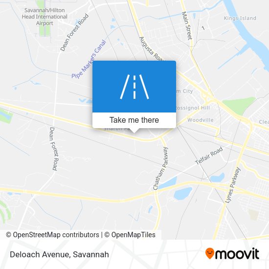 Mapa de Deloach Avenue