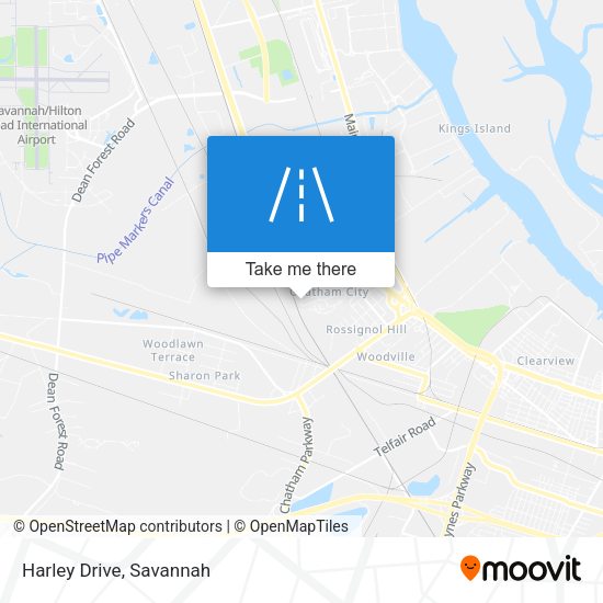Mapa de Harley Drive