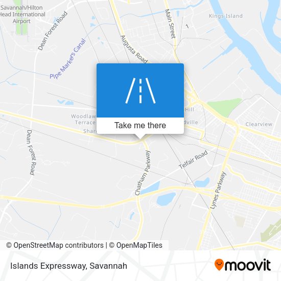 Islands Expressway map