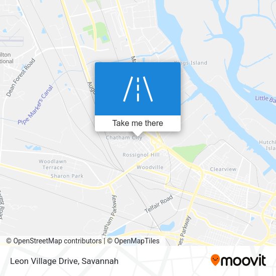 Mapa de Leon Village Drive