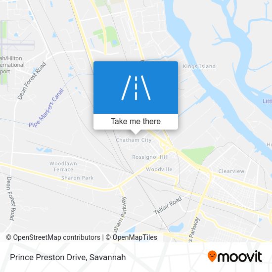 Mapa de Prince Preston Drive