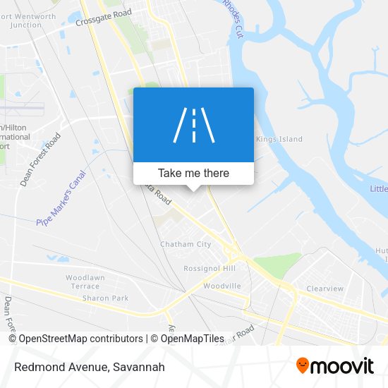 Mapa de Redmond Avenue