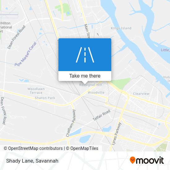 Mapa de Shady Lane