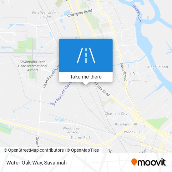 Mapa de Water Oak Way