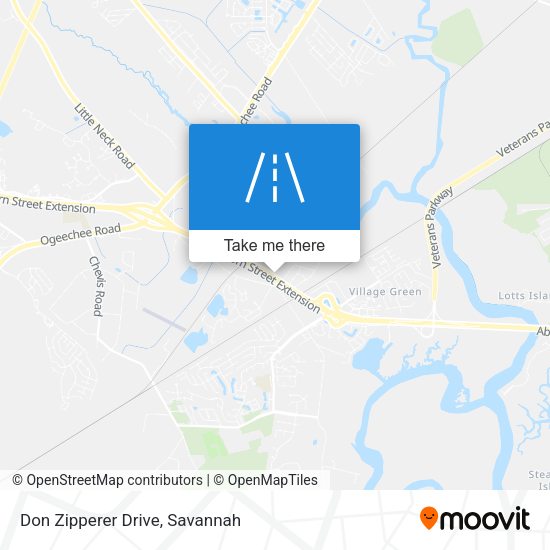 Mapa de Don Zipperer Drive