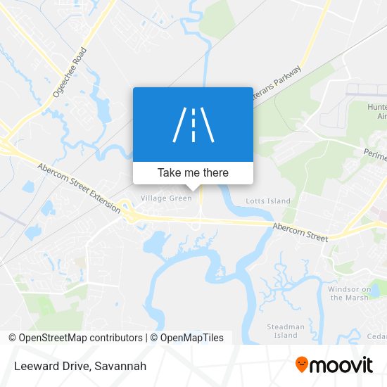 Mapa de Leeward Drive