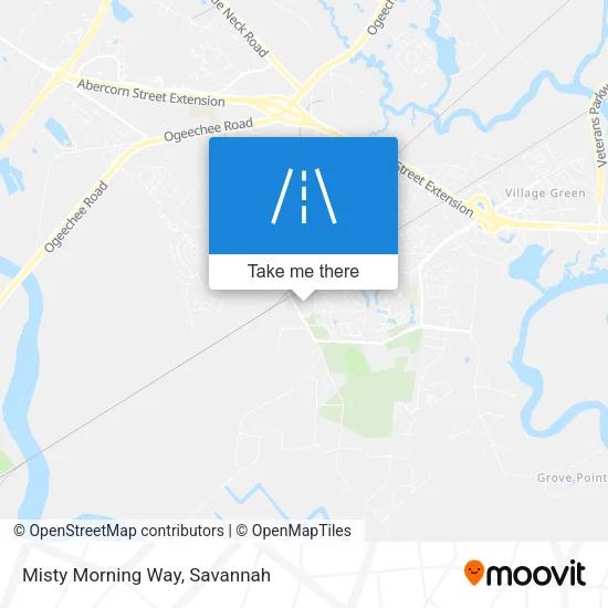 Misty Morning Way map