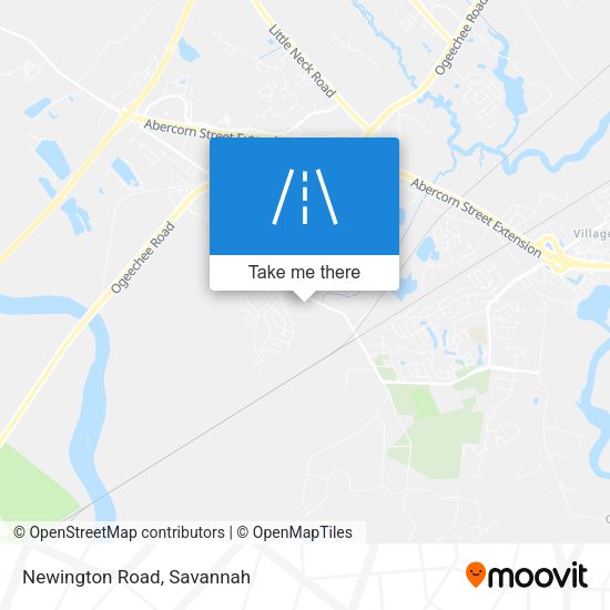 Mapa de Newington Road
