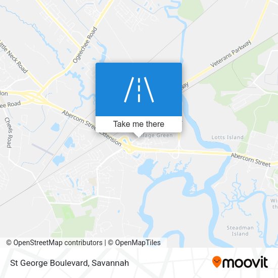 Mapa de St George Boulevard