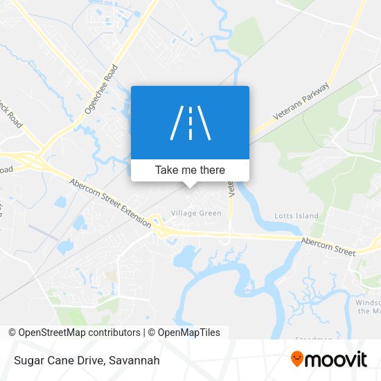 Mapa de Sugar Cane Drive