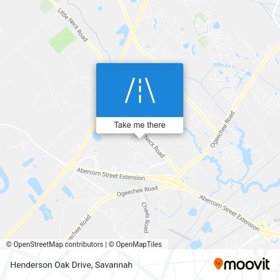 Mapa de Henderson Oak Drive