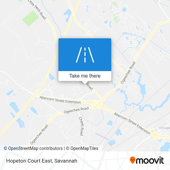 Mapa de Hopeton Court East