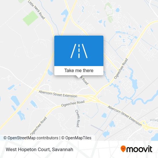 West Hopeton Court map
