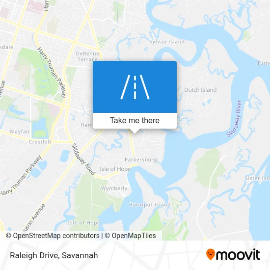 Raleigh Drive map