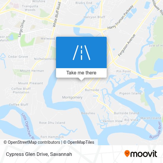 Mapa de Cypress Glen Drive