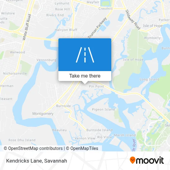 Kendricks Lane map