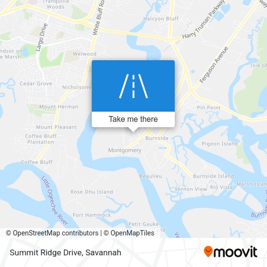 Summit Ridge Drive map