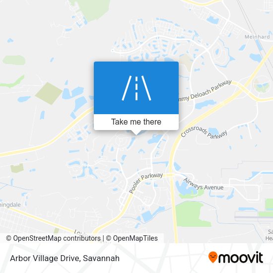 Mapa de Arbor Village Drive