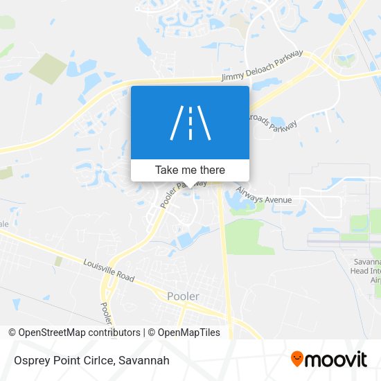 Osprey Point Cirlce map