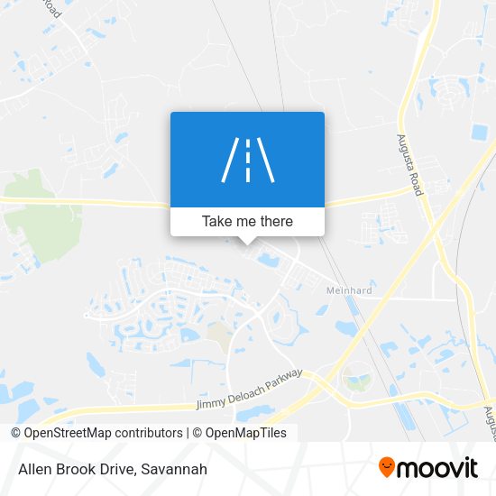 Mapa de Allen Brook Drive