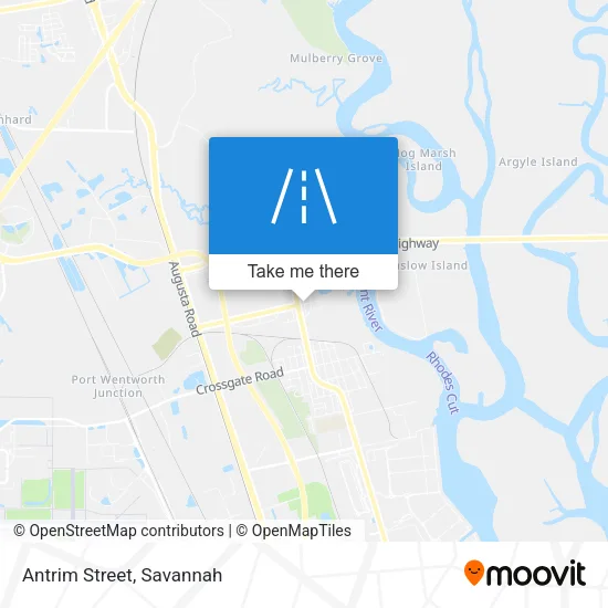 Antrim Street map