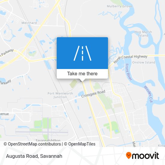 Mapa de Augusta Road