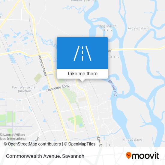 Commonwealth Avenue map