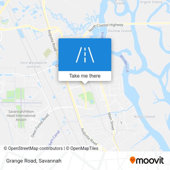 Mapa de Grange Road