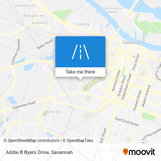 Mapa de Addie B Byers Drive