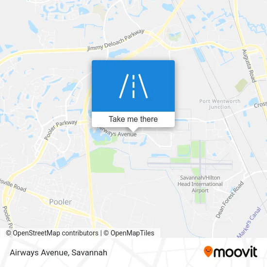 Mapa de Airways Avenue