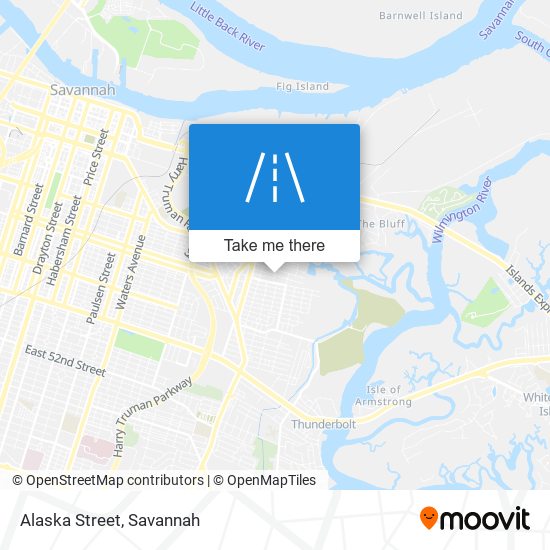 Alaska Street map