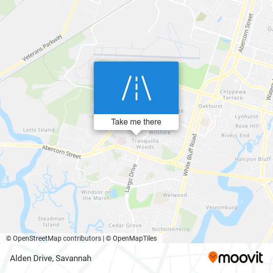 Alden Drive map