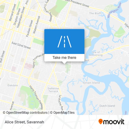 Mapa de Alice Street