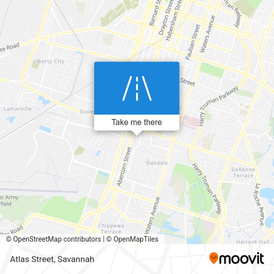 Mapa de Atlas Street