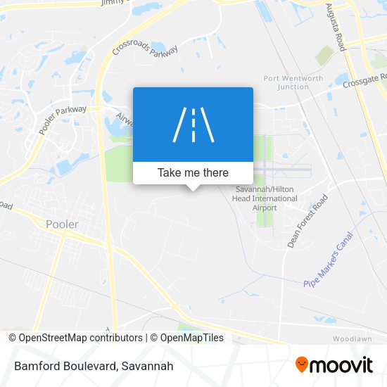 Mapa de Bamford Boulevard