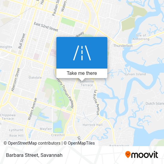 Mapa de Barbara Street