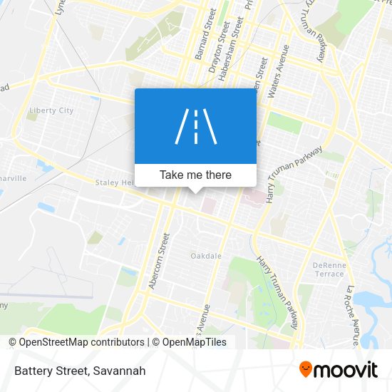 Mapa de Battery Street