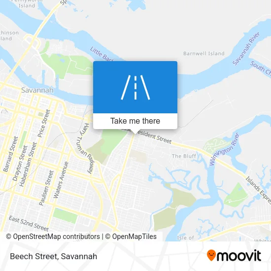 Mapa de Beech Street