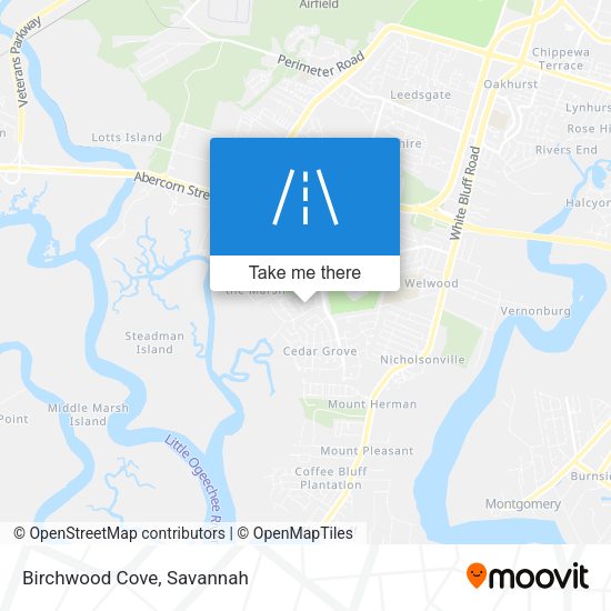 Mapa de Birchwood Cove