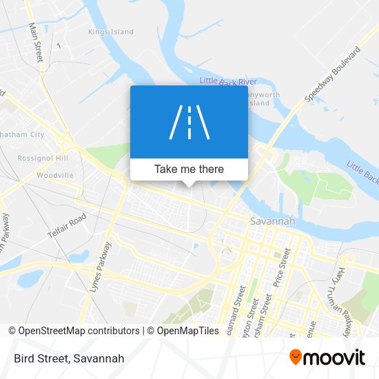 Mapa de Bird Street