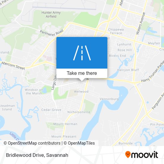 Bridlewood Drive map