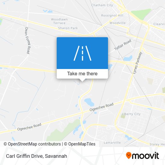 Carl Griffin Drive map