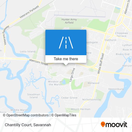 Mapa de Chantilly Court