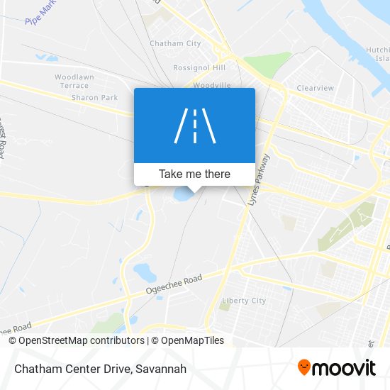 Chatham Center Drive map